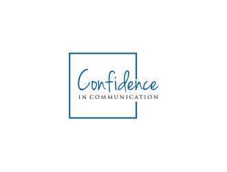 Confidence In Communication logo design by BintangDesign