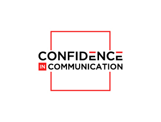 Confidence In Communication logo design by wongndeso
