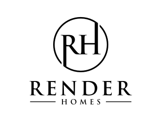 Render Homes logo design by uptogood