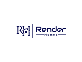 Render Homes logo design by graphicstar