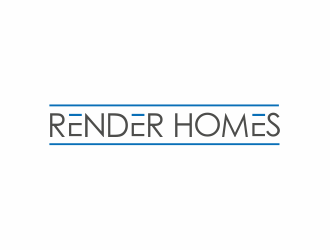 Render Homes logo design by giphone