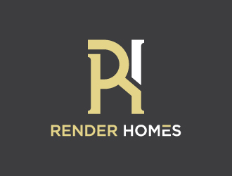Render Homes logo design by MUSANG