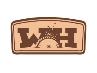 WH logo design by M J