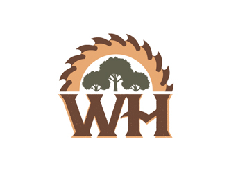 WH logo design by Roma