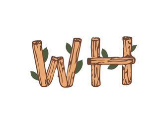 WH logo design by Roma