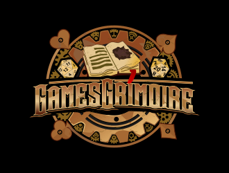 Games Grimoire logo design by Republik