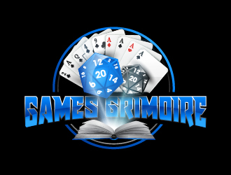 Games Grimoire logo design by keptgoing