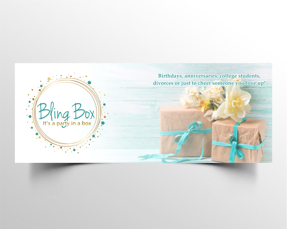 Bling Box It’s a party in a box logo design by zizze23