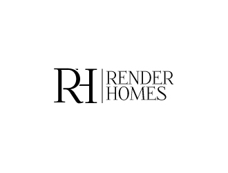 Render Homes logo design by Erasedink
