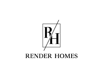 Render Homes logo design by Erasedink