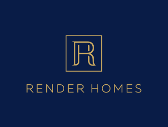 Render Homes logo design by mashoodpp