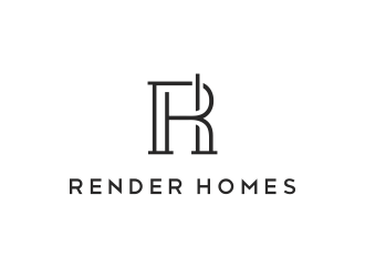 Render Homes logo design by mashoodpp