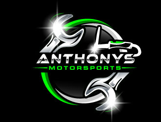 Anthonys Motorsports logo design by Suvendu