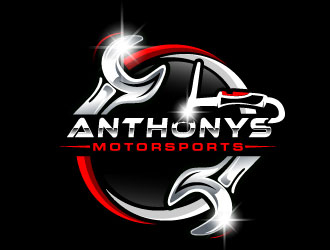 Anthonys Motorsports logo design by Suvendu