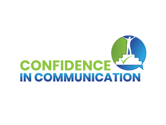 Confidence In Communication logo design by drifelm