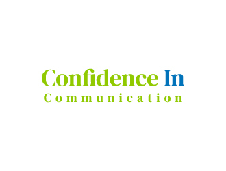 Confidence In Communication logo design by gateout
