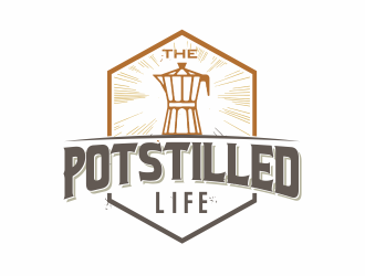The PotStilled Life logo design by M J