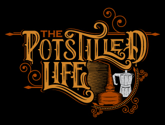 The PotStilled Life logo design by Suvendu