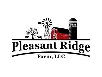 Pleasant Ridge Farm, LLC logo design by almaula