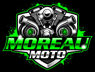 Moreau Moto logo design by daywalker