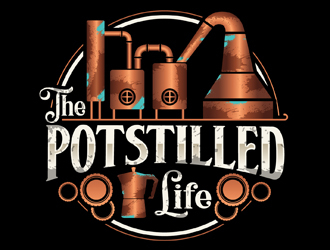The PotStilled Life logo design by DreamLogoDesign