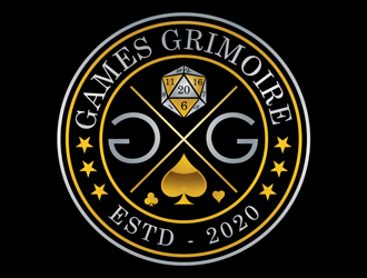 Games Grimoire logo design by DreamLogoDesign