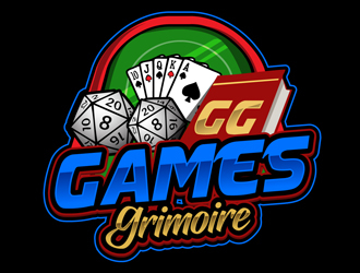 Games Grimoire logo design by DreamLogoDesign