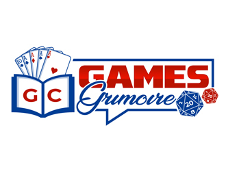 Games Grimoire logo design by DreamLogoDesign