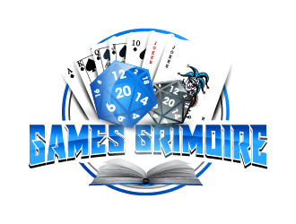Games Grimoire logo design by keptgoing