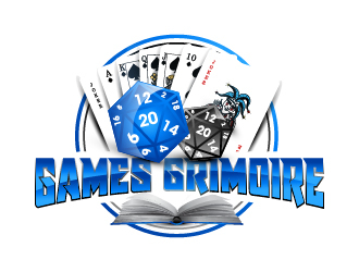Games Grimoire logo design by keptgoing