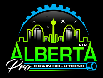 Alberta Pro Drain Solutions LTD logo design by DreamLogoDesign