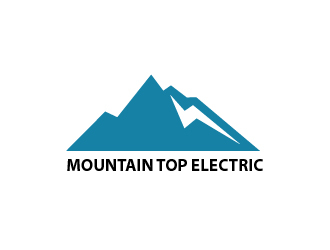 Mountain Top Electric  logo design by gateout