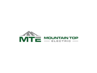 Mountain Top Electric  logo design by mbamboex