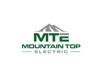Mountain Top Electric  logo design by mbamboex