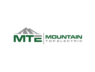 Mountain Top Electric  logo design by mbamboex