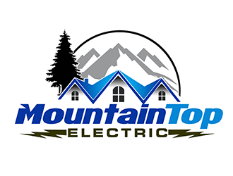 Mountain Top Electric  logo design by 3Dlogos