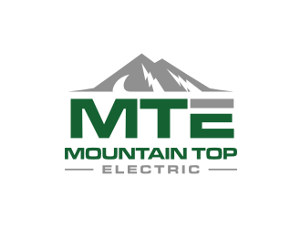 Mountain Top Electric  logo design by mbamboex