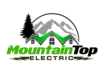 Mountain Top Electric  logo design by 3Dlogos