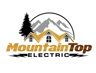 Mountain Top Electric  logo design by 3Dlogos