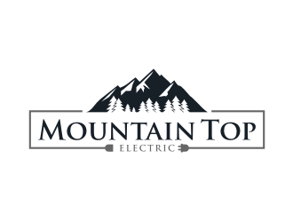Mountain Top Electric  logo design by puthreeone