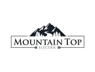 Mountain Top Electric  logo design by puthreeone