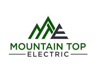 Mountain Top Electric  logo design by larasati
