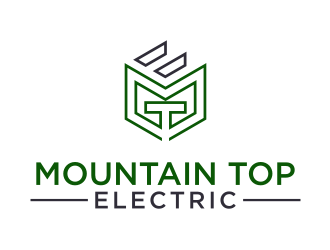 Mountain Top Electric  logo design by larasati