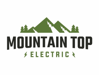 Mountain Top Electric  logo design by Mardhi