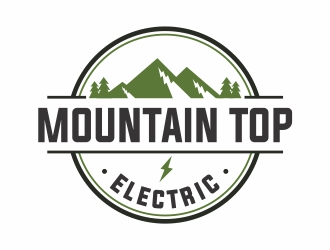 Mountain Top Electric  logo design by Mardhi