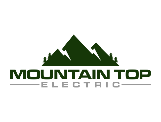 Mountain Top Electric  logo design by mukleyRx