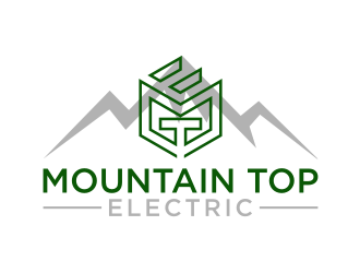 Mountain Top Electric  logo design by larasati