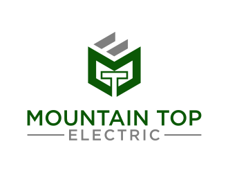 Mountain Top Electric  logo design by larasati