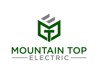 Mountain Top Electric  logo design by larasati