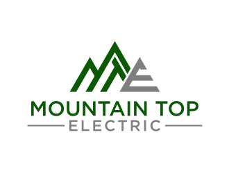 Mountain Top Electric  logo design by larasati